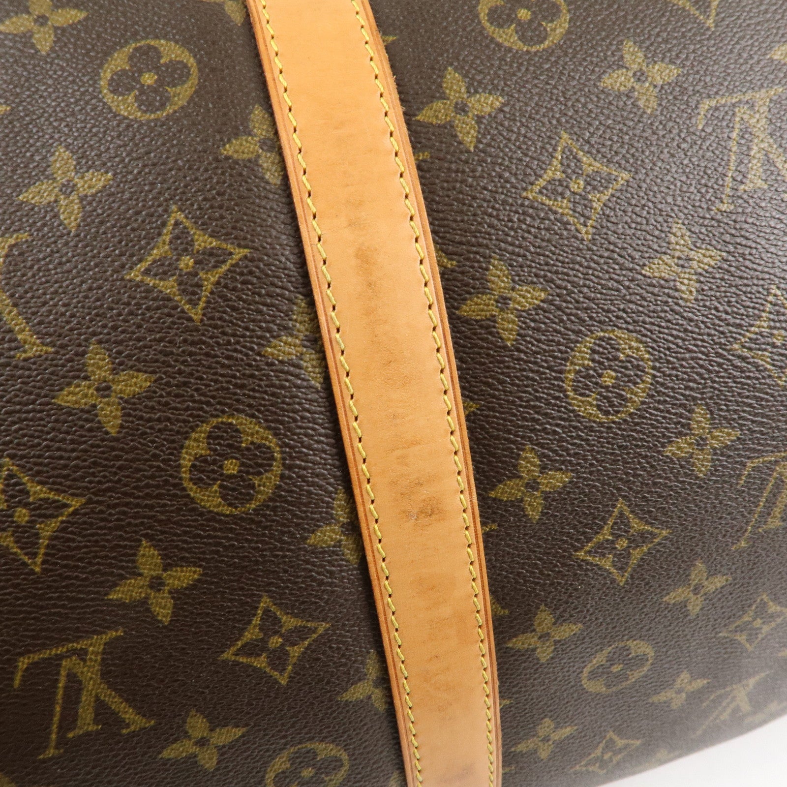 Louis Vuitton Monogram Keep All 60 Boston Bag Brown M41422