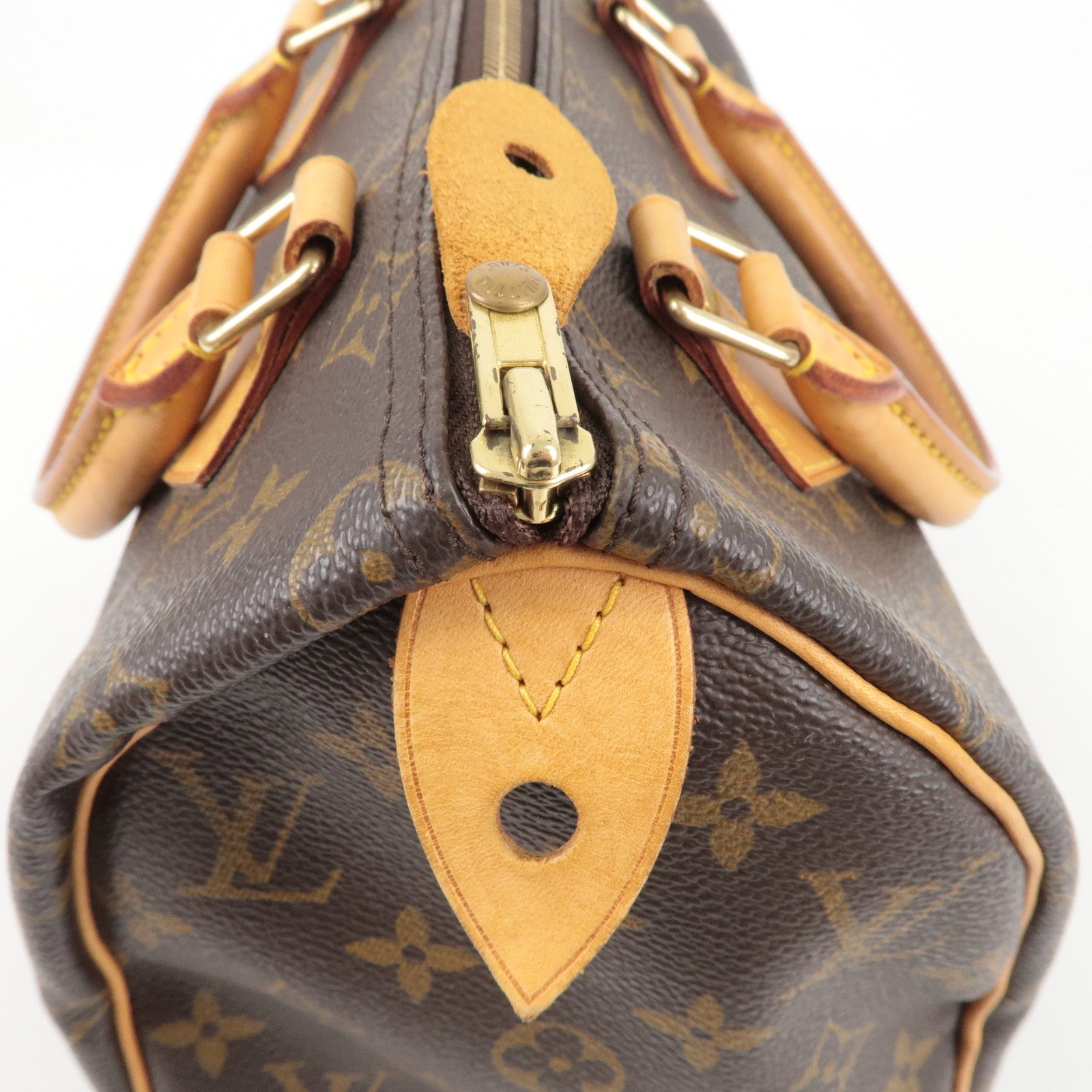 Louis Vuitton Monogram Speedy 25 Hand Bag Boston Bag M41528