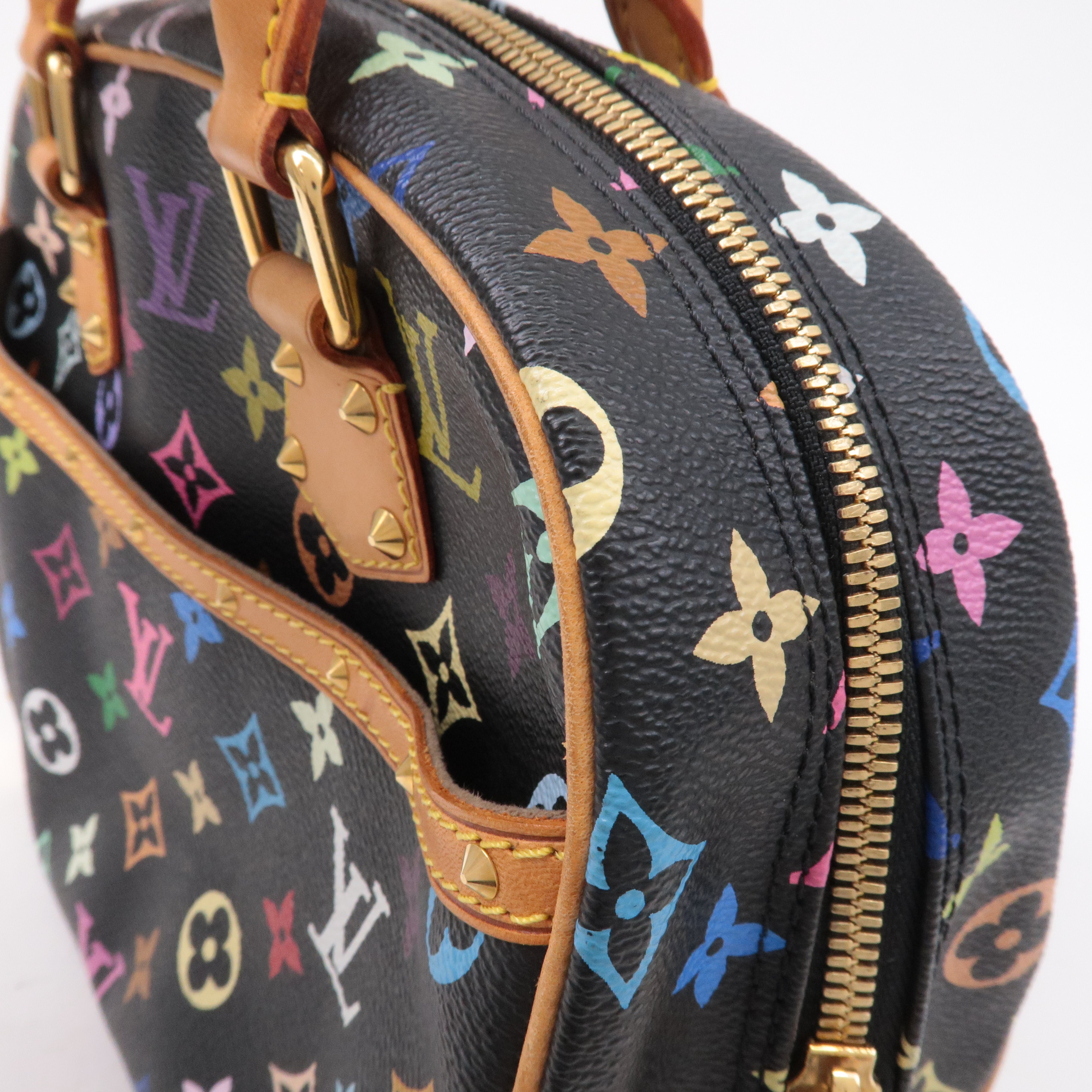 Louis Vuitton Monogram Multi Color Trouville Hand Bag M92662