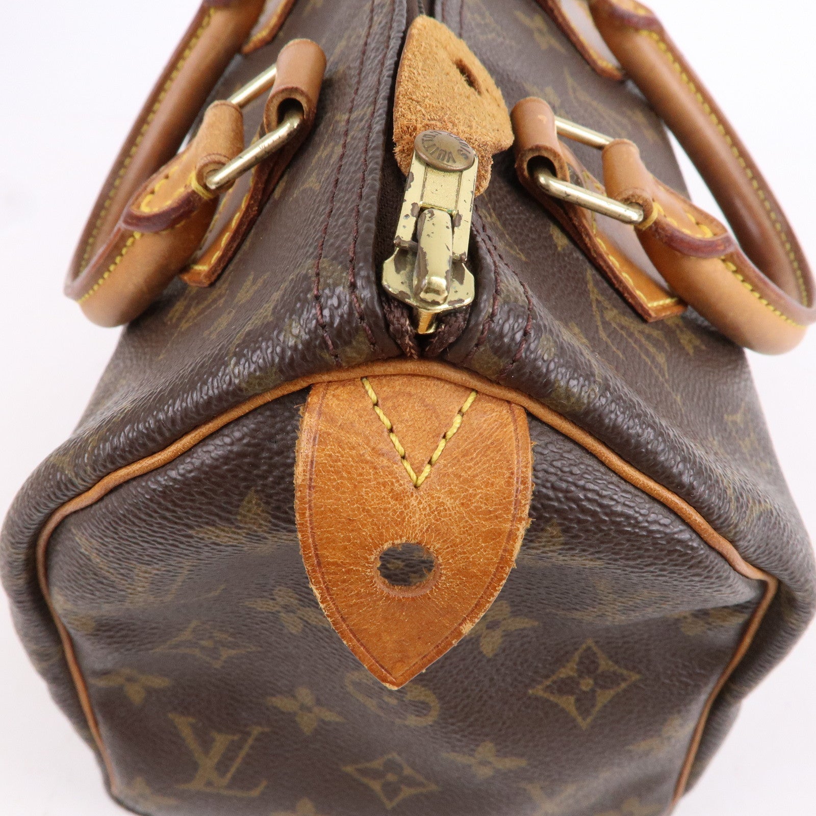 Louis Vuitton Monogram Speedy 25 Hand Bag Boston Bag M41528