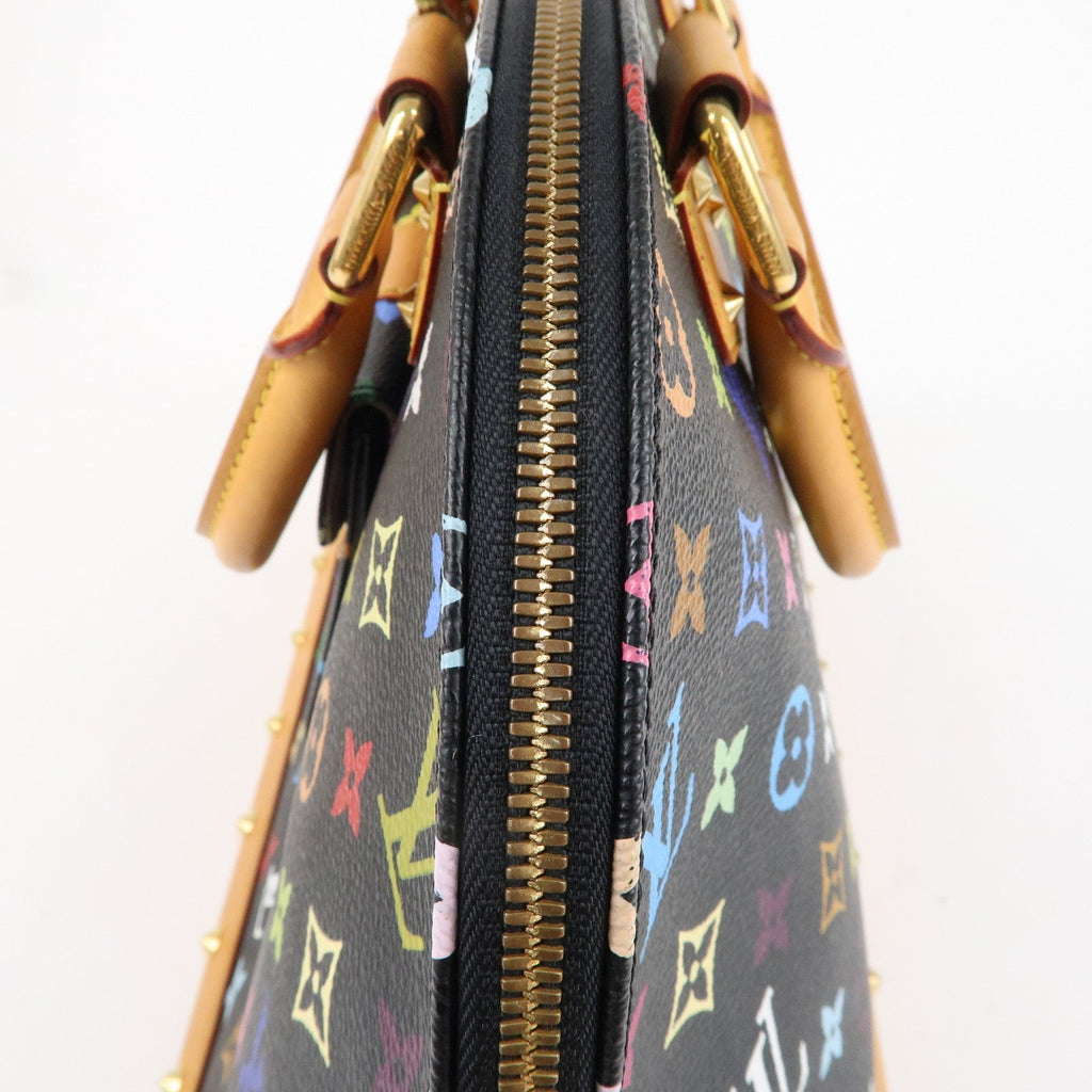 Louis Vuitton Monogram Multi Color Alma Hand Bag Noir M40442