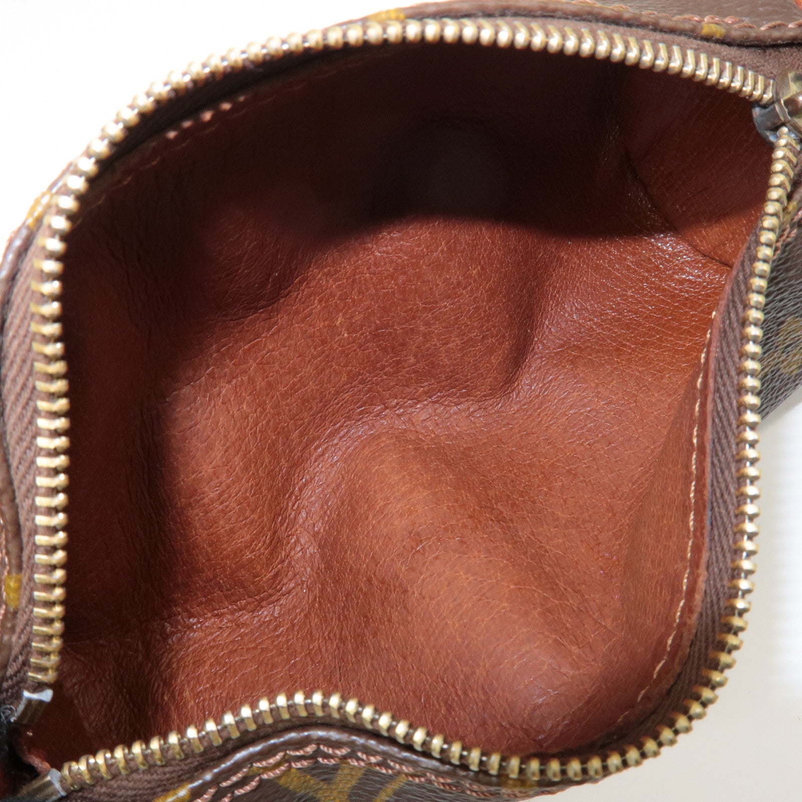 Louis Vuitton Monogram Pouch for Papillon Bag Brown Old Style