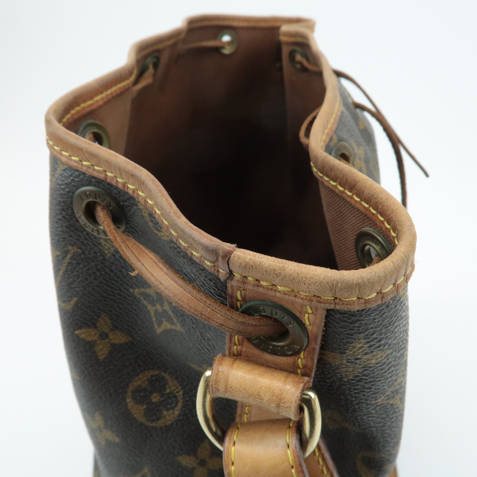 Louis Vuitton Monogram Noe Shoulder Bag Hand Bag Brown M42224