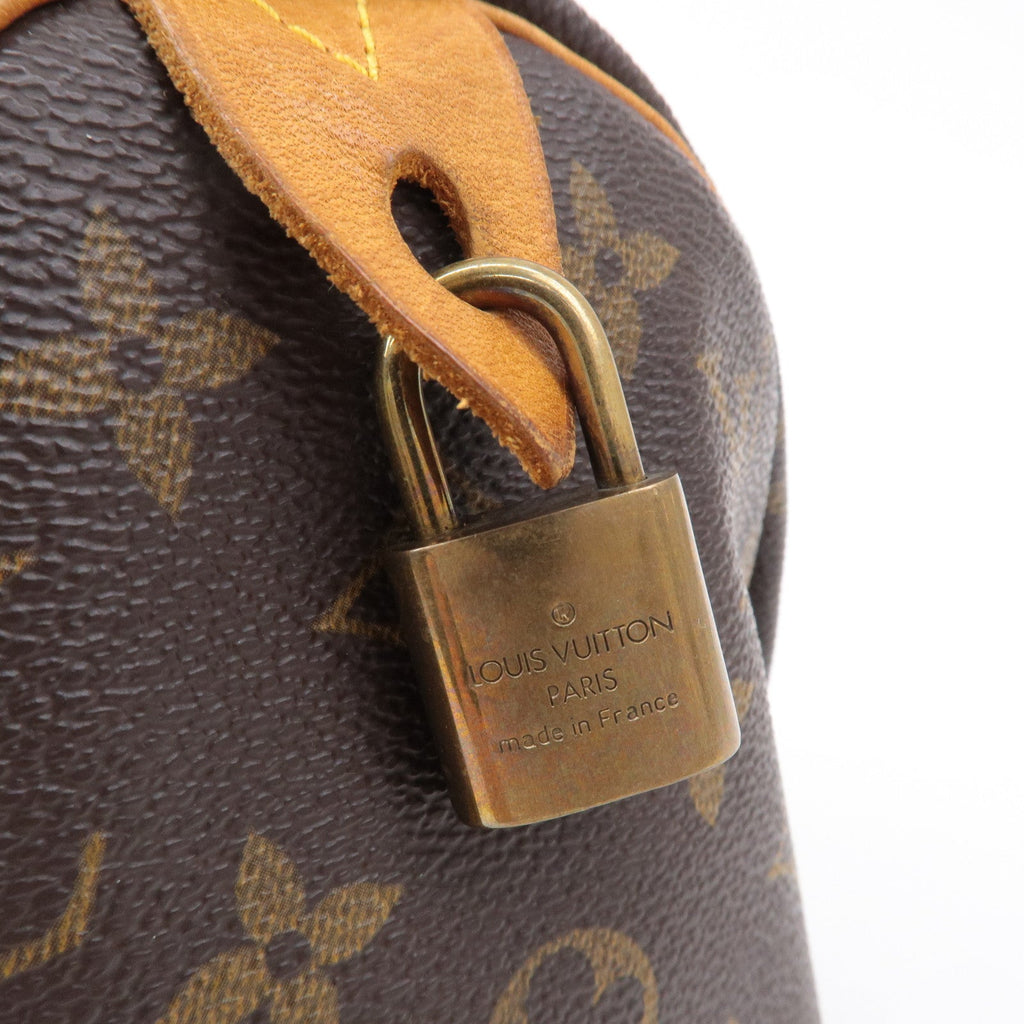 Louis Vuitton Monogram Speedy 25 Hand Bag Boston Bag M41528