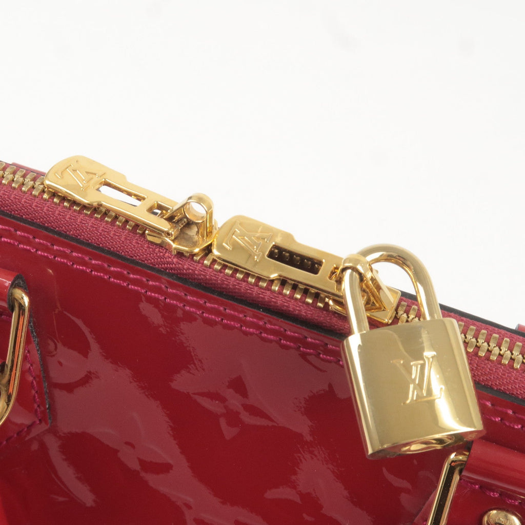 Louis Vuitton Monogram Vernis Alma PM Bag Pomme d'Amour M90096