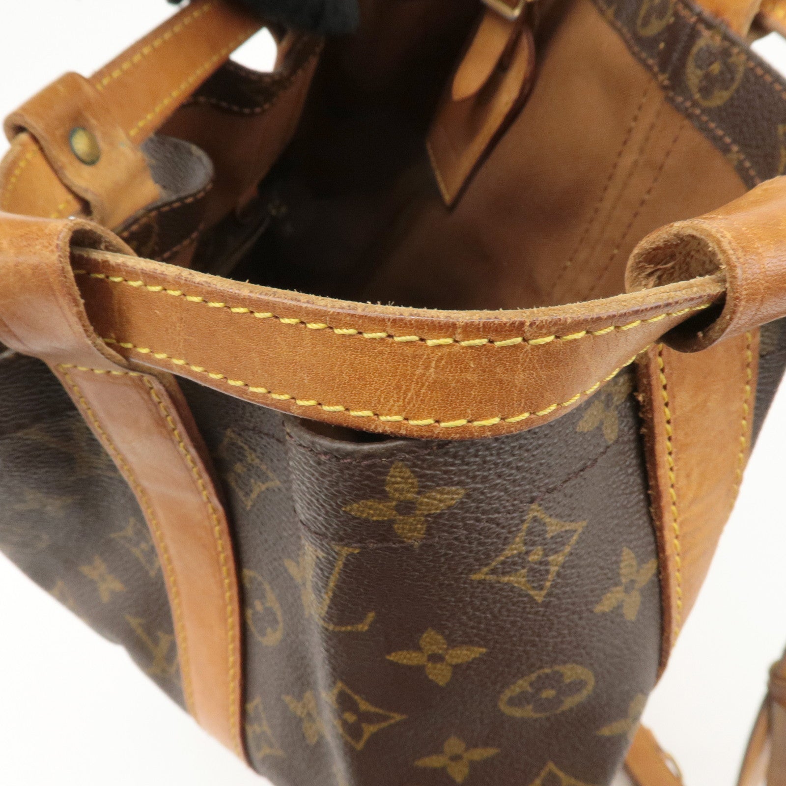 Louis Vuitton Monogram Randonnee GM Laundry Bag Brown M42244