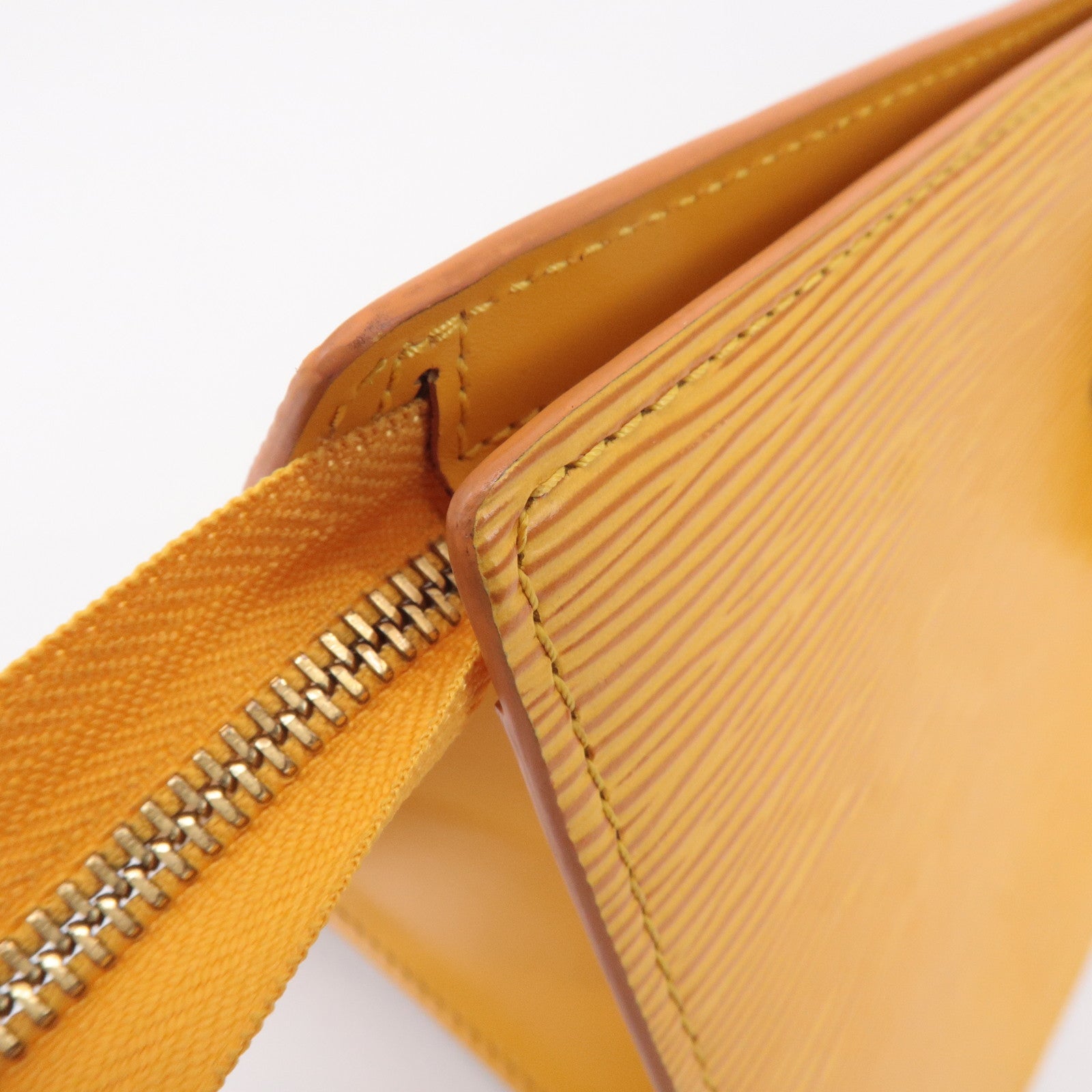 Louis Vuitton Epi Sac Triangle Hand Bag Tassili Yellow M52099