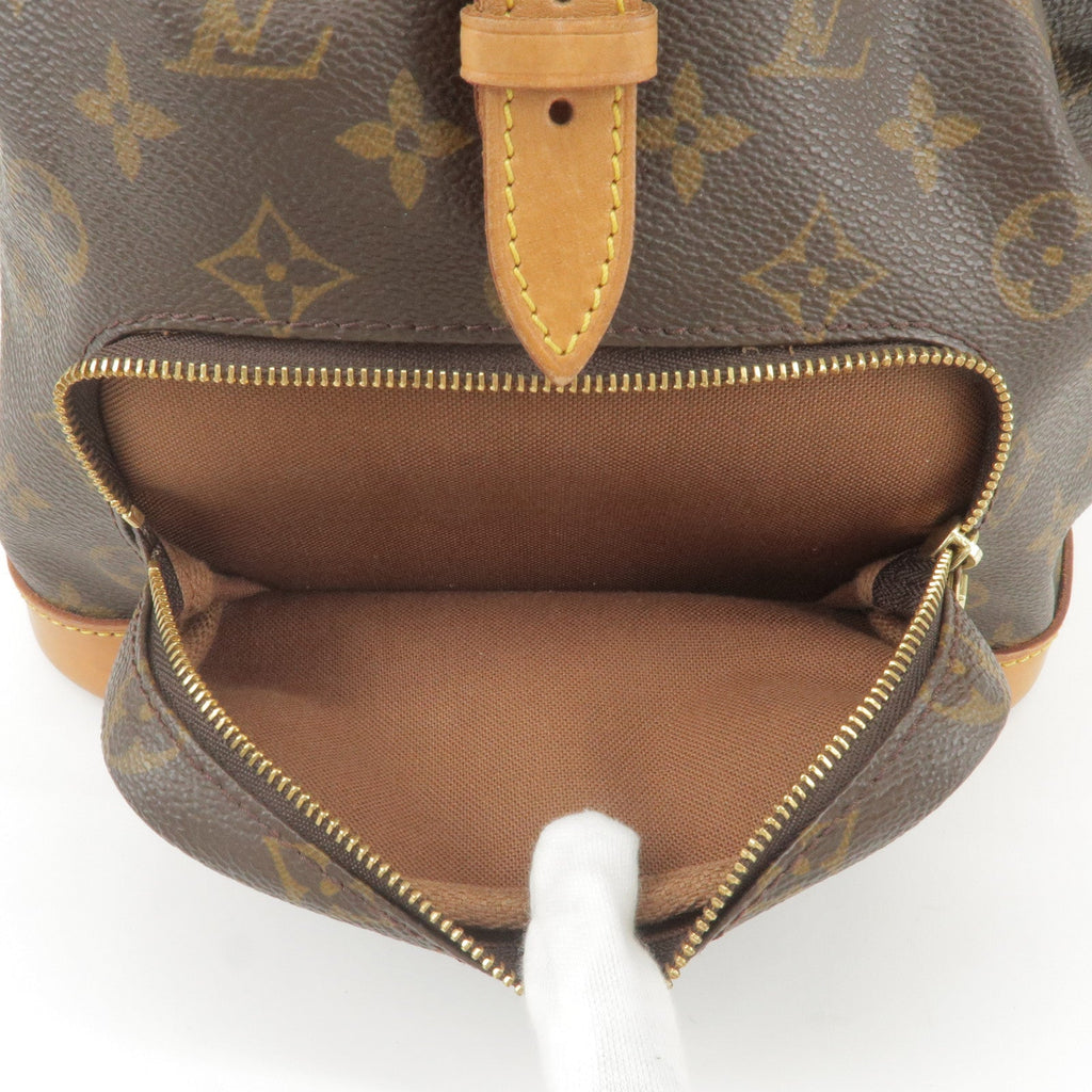 Louis Vuitton Monogram Montsouris MM Back Pack Bag M51136