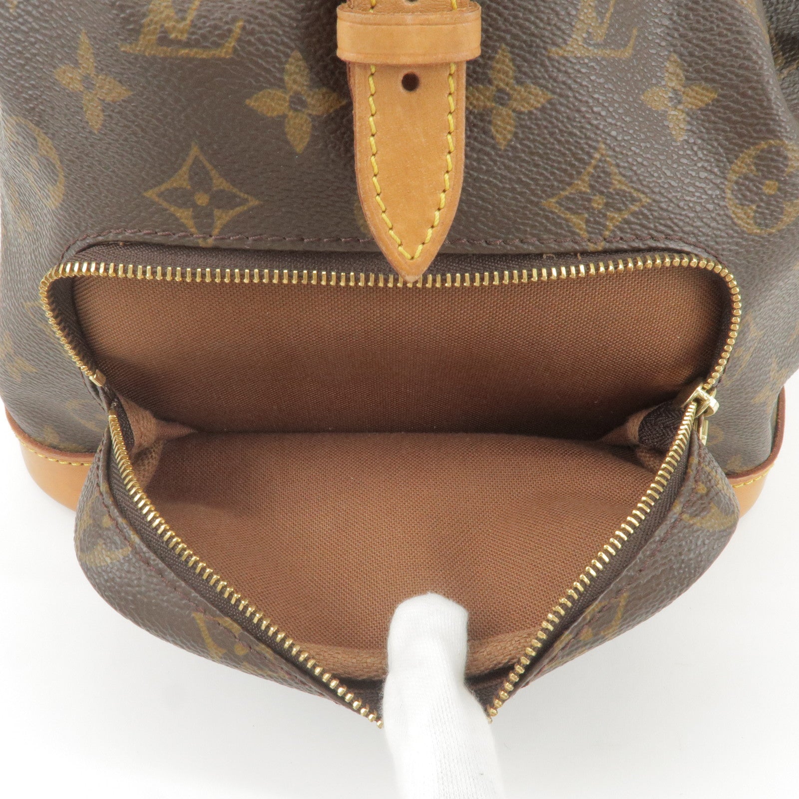 Louis Vuitton Monogram Montsouris MM Back Pack Bag M51136