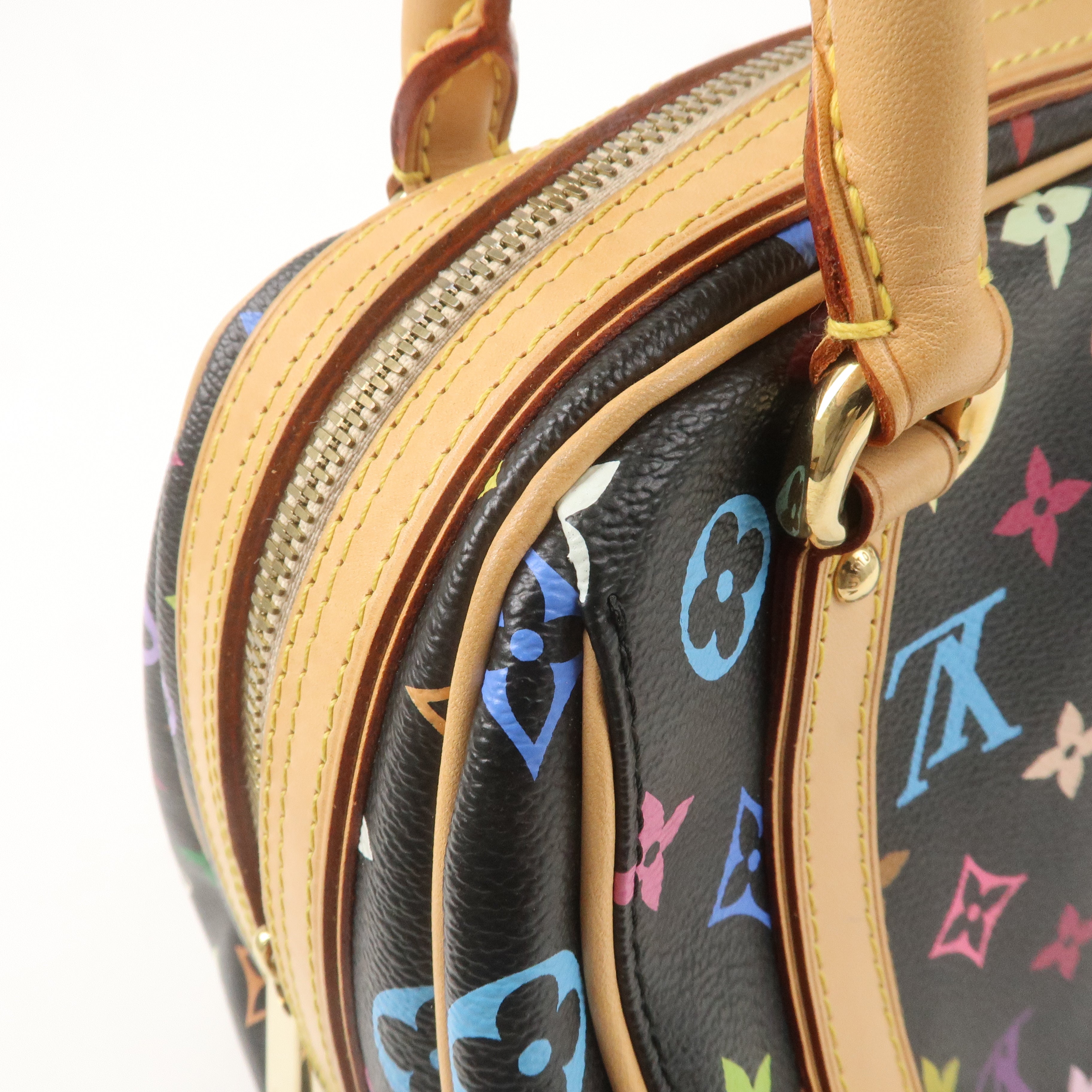 Louis Vuitton Monogram Multi Color Priscilla Hand Bag Noir M40096