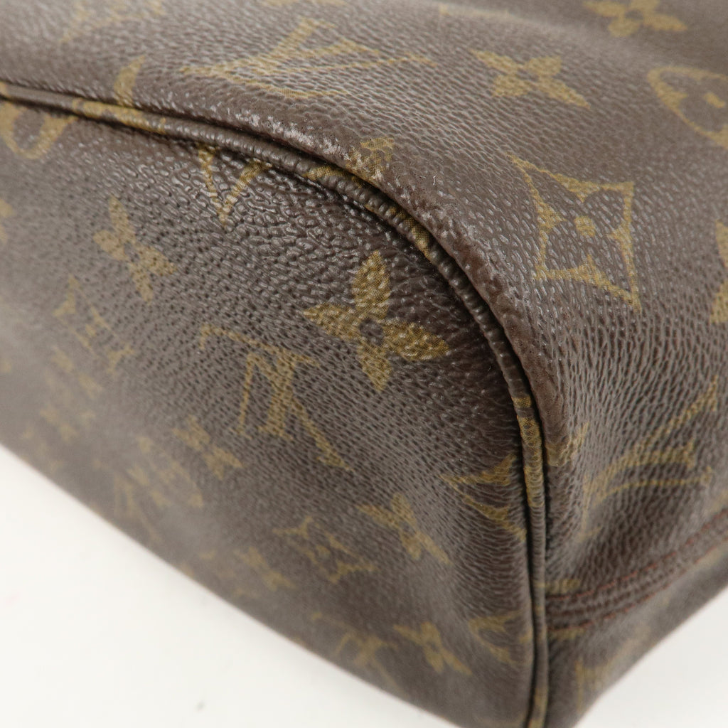 Louis Vuitton Monogram Neverfull MM Tote Bag Brown M40156
