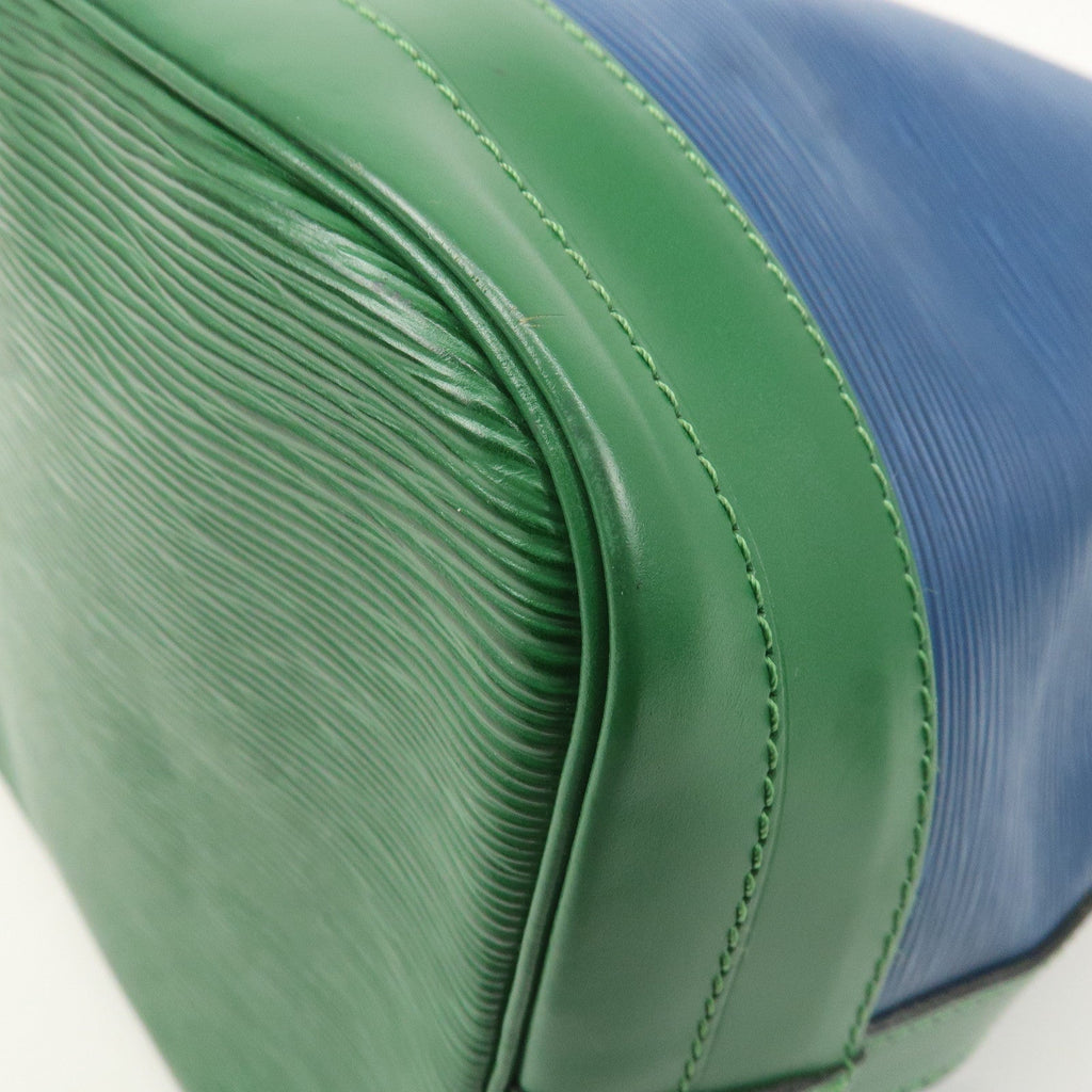 Louis Vuitton Epi Bi-Color Noe Shoulder Bag Blue Green M44044