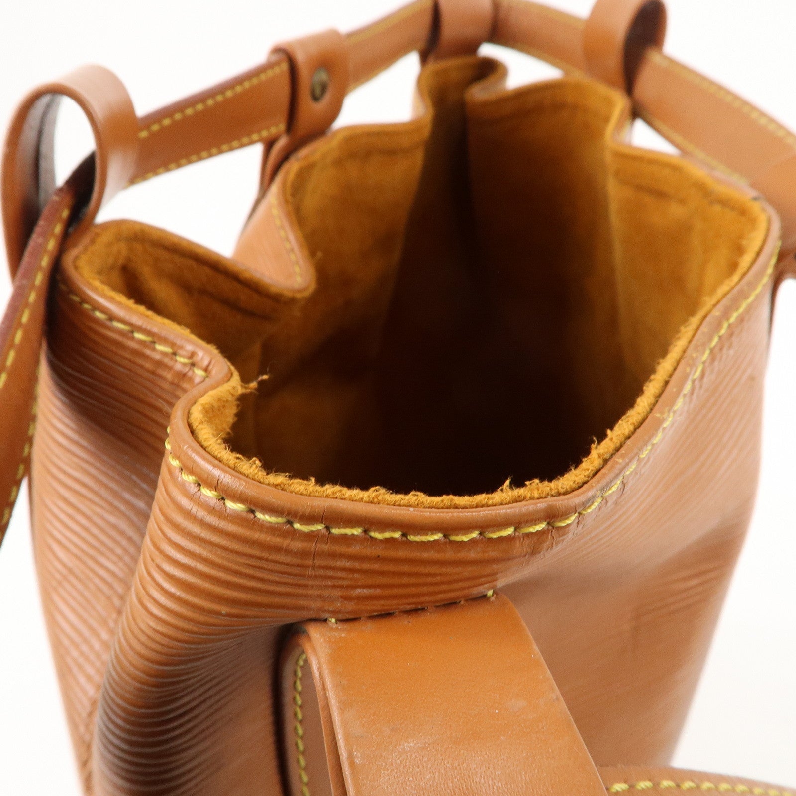 Louis Vuitton Epi Randonnee PM Laundry Bag Zipang Gold M52358