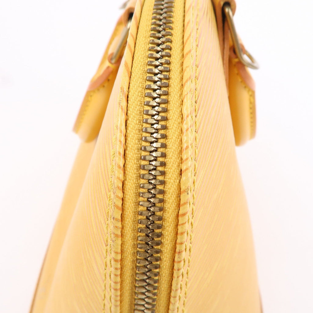 Louis Vuitton Epi Alma PM Hand Bag Tassili Yellow M52149