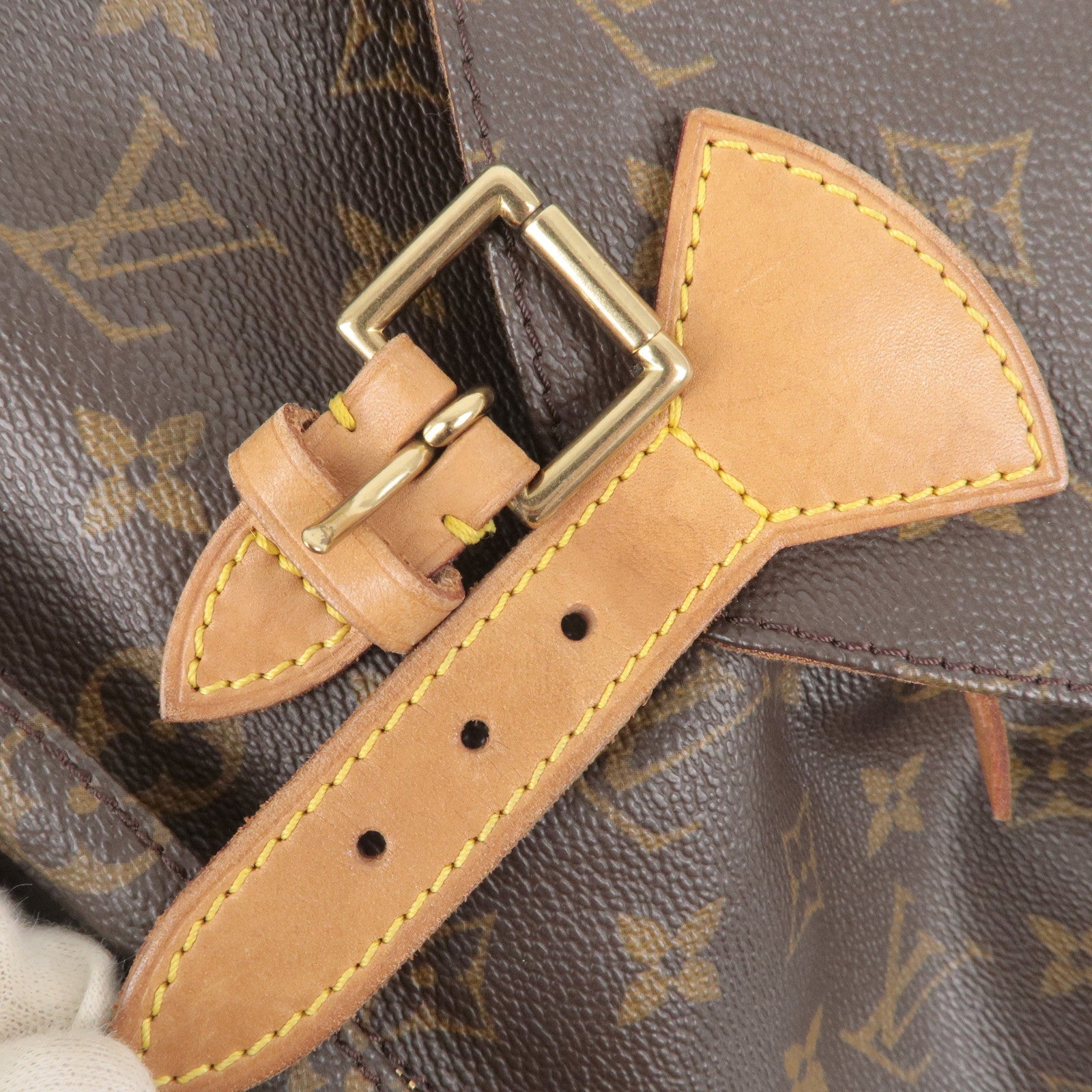 Louis Vuitton Monogram Montsouris MM Back Pack Bag Brown M51136