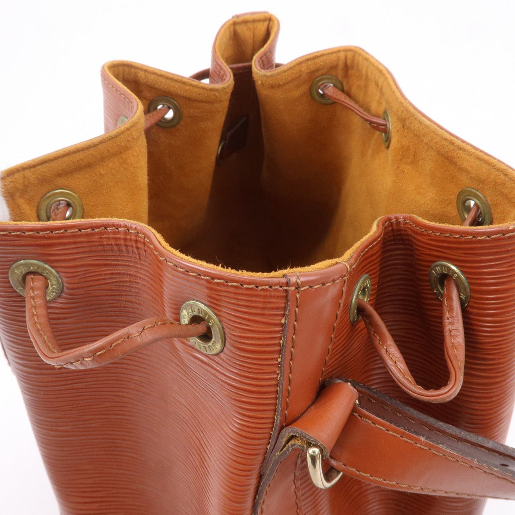 Louis Vuitton Epi Petit Noe Shoulder Bag Kenya Brown M44103
