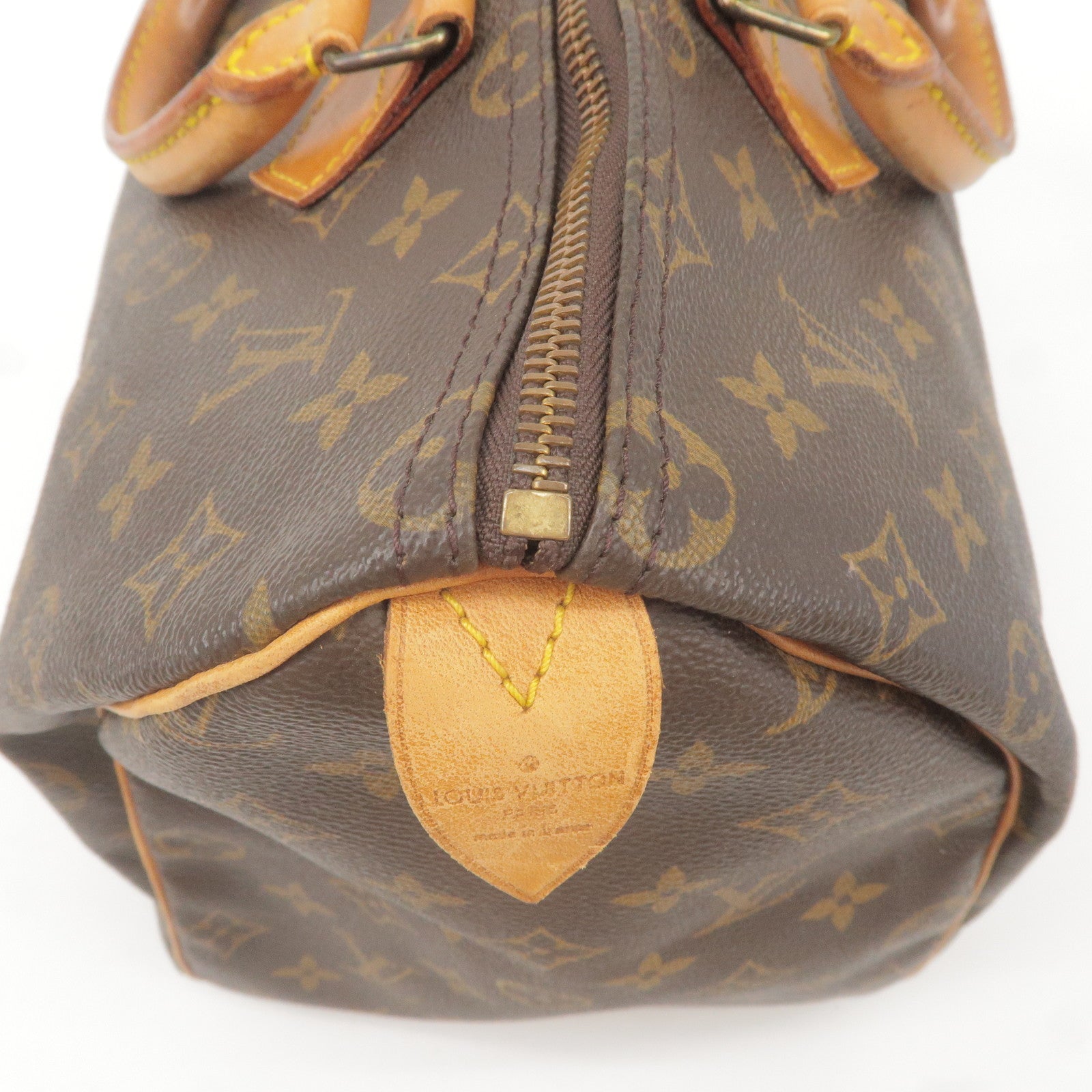 Louis Vuitton Monogram Speedy 35 Hand Bag Boston Bag M41524
