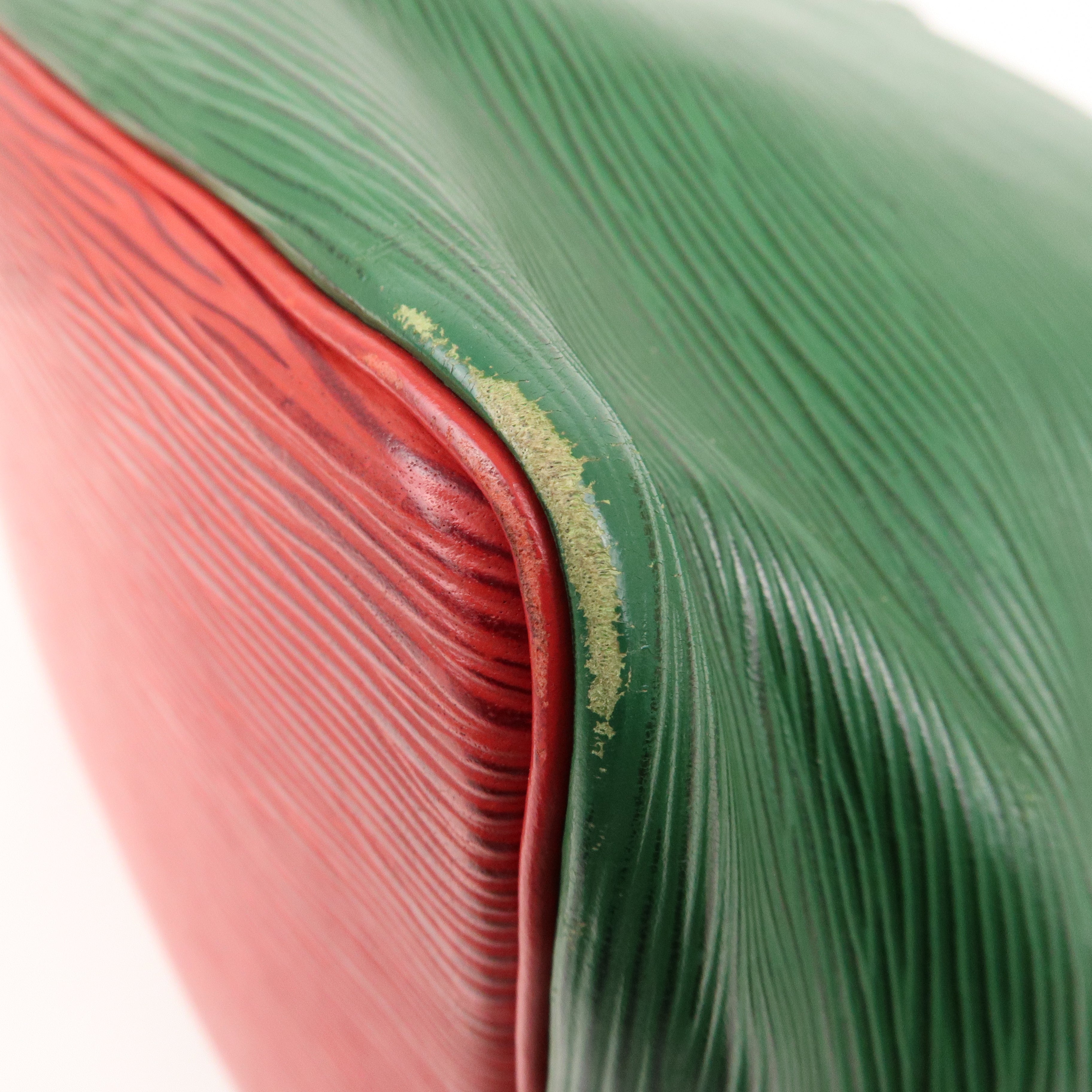 Louis Vuitton Epi Petit Noe Shoulder Bag Green Red M44147