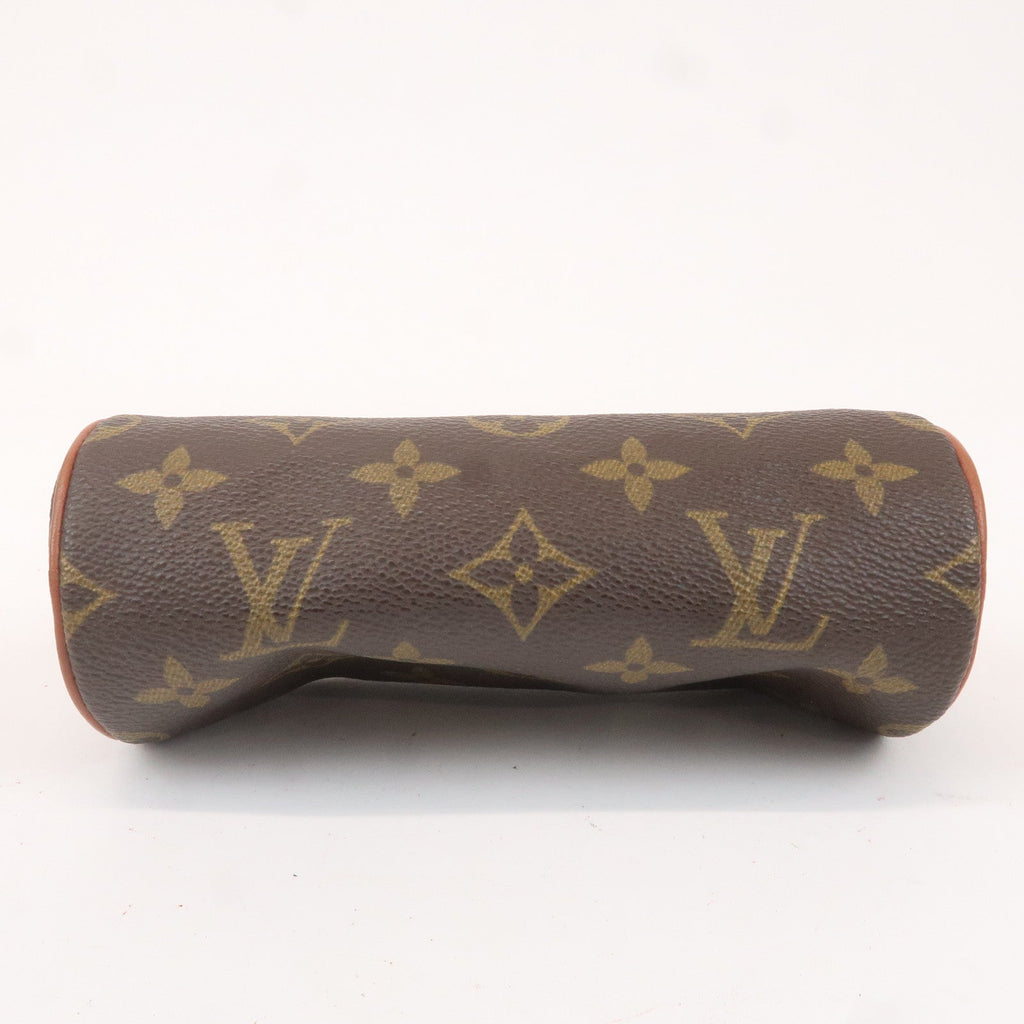 Louis Vuitton Set of 2 Monogram Pouch for Papillon Bag Brown