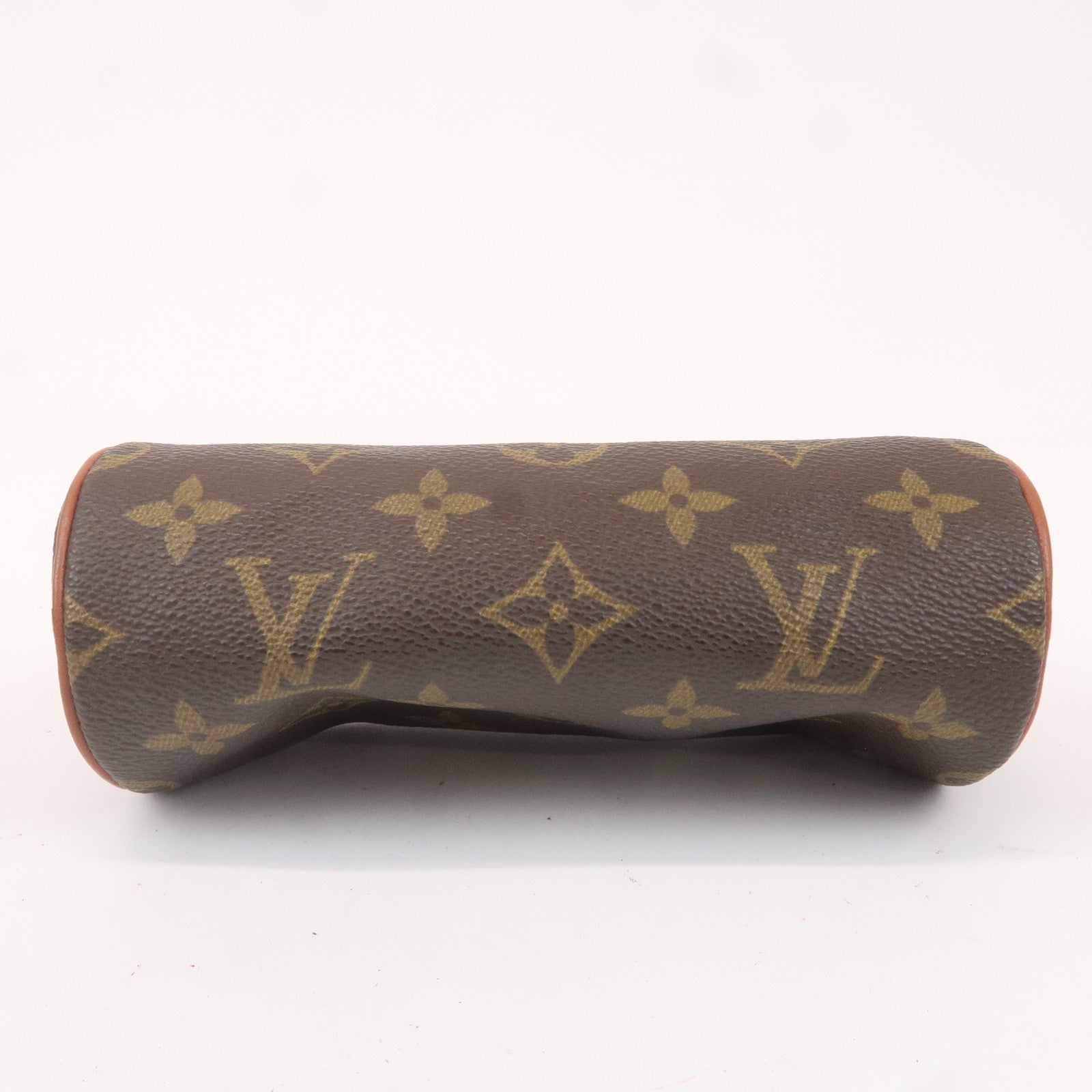 Louis Vuitton Set of 2 Monogram Pouch for Papillon Bag Brown