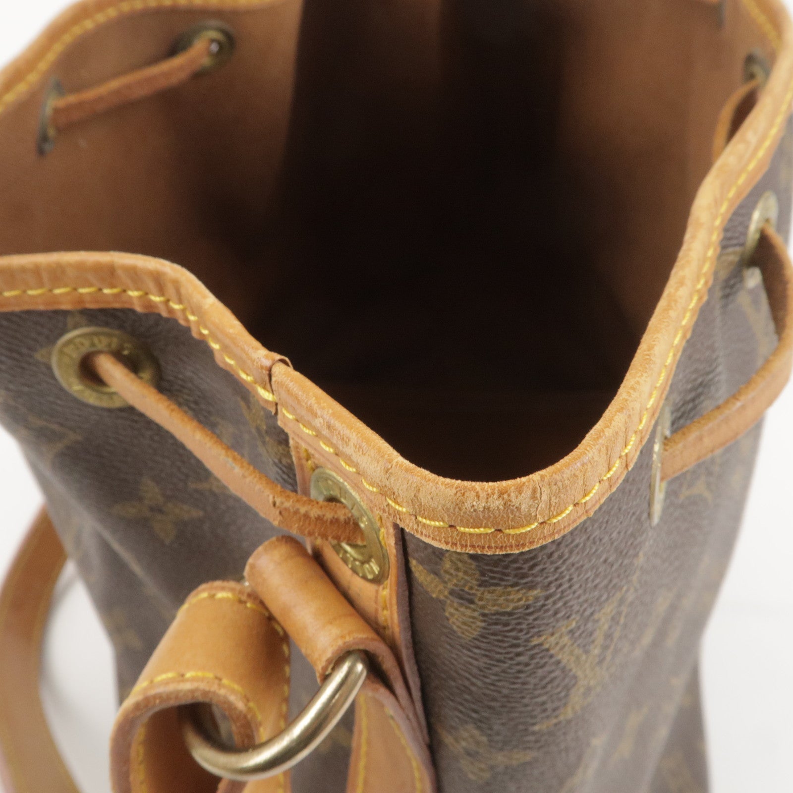 Louis Vuitton Monogram Petit Noe Shoulder Bag Brown M42226