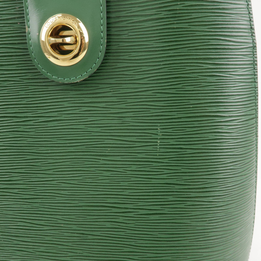 Louis Vuitton Epi Cluny Shoulder Bag Borneo Green M52254