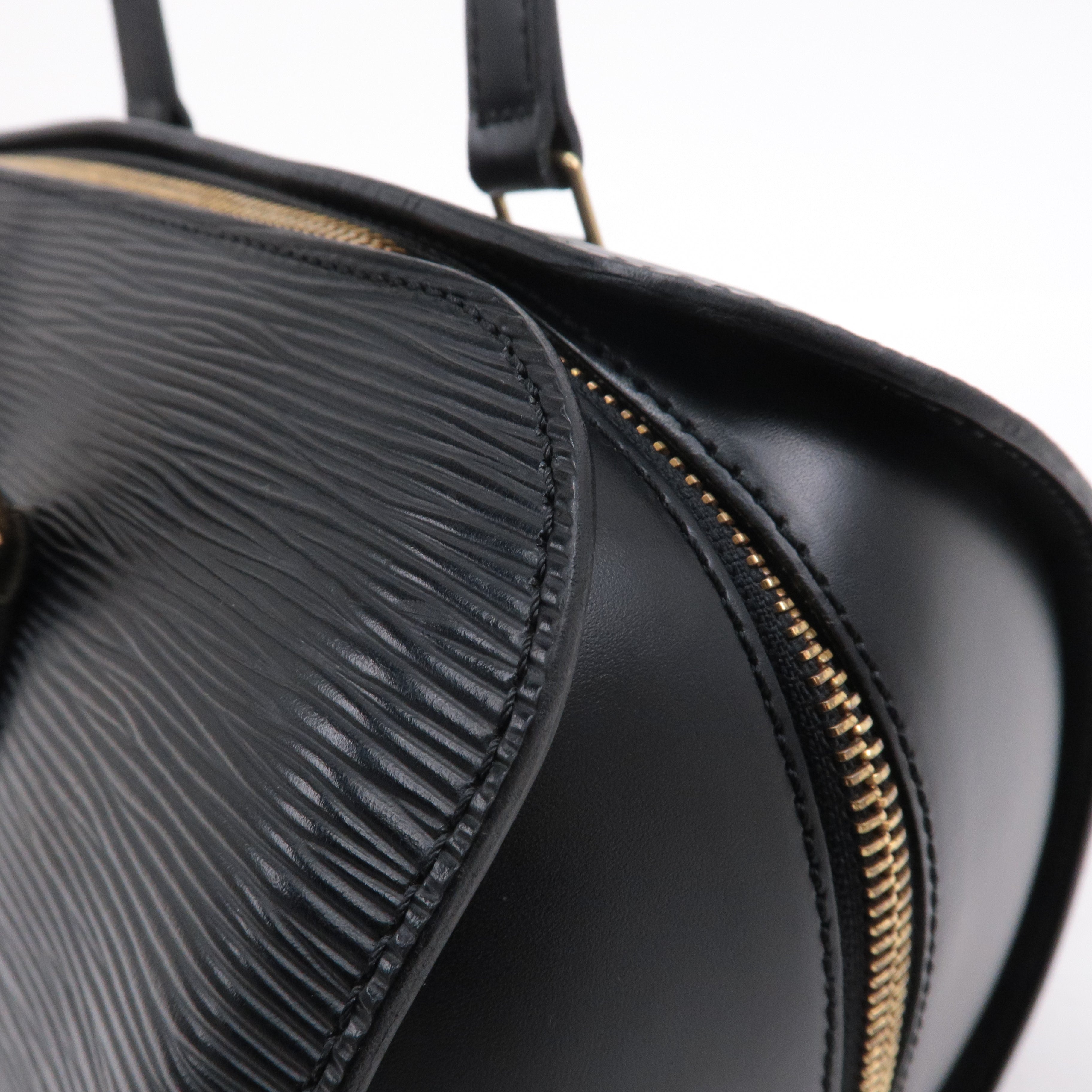 Louis Vuitton Epi Soufflot Hand Bag Noir Black M52862
