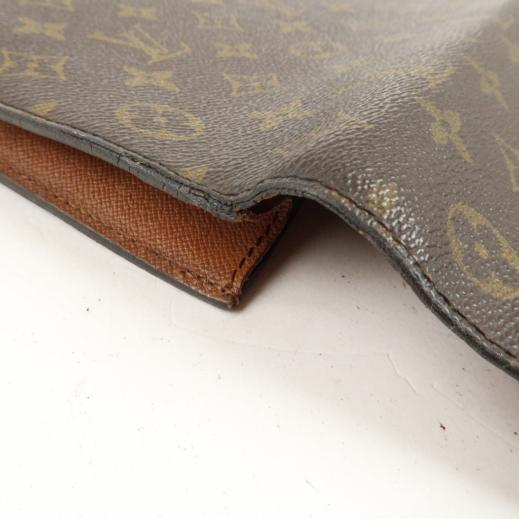 Louis Vuitton Monogram Porte Envelope Clutch Bag Brown M51801