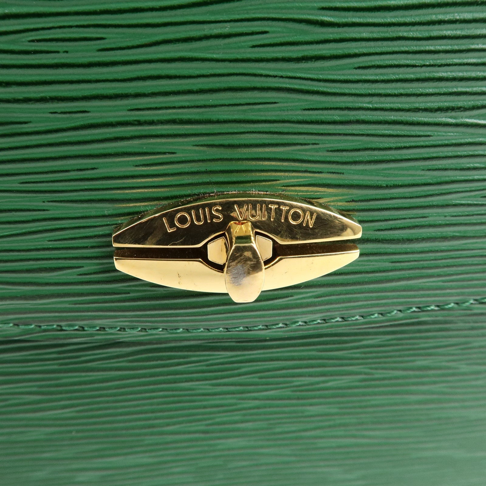 Louis Vuitton Epi Malesherbes Hand Bag Borneo Green M52374