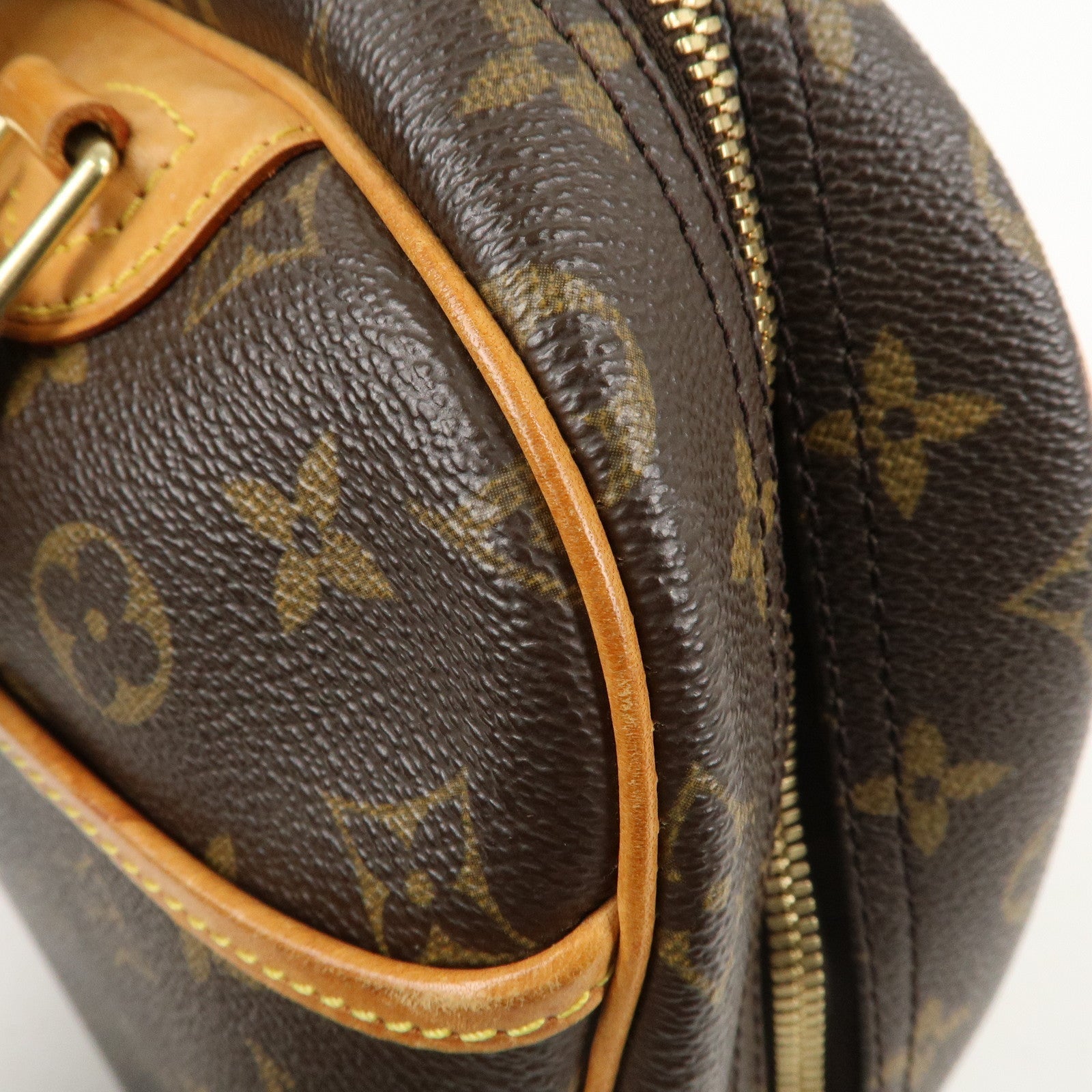 Louis Vuitton Monogram Trouville Hand Bag Brown M42228