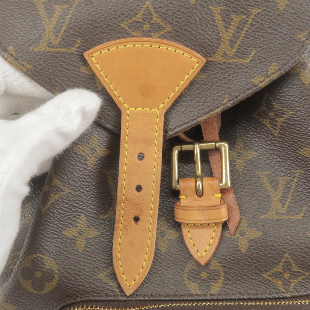 Louis Vuitton Monogram Montsouris MM Back Pack Bag M51136