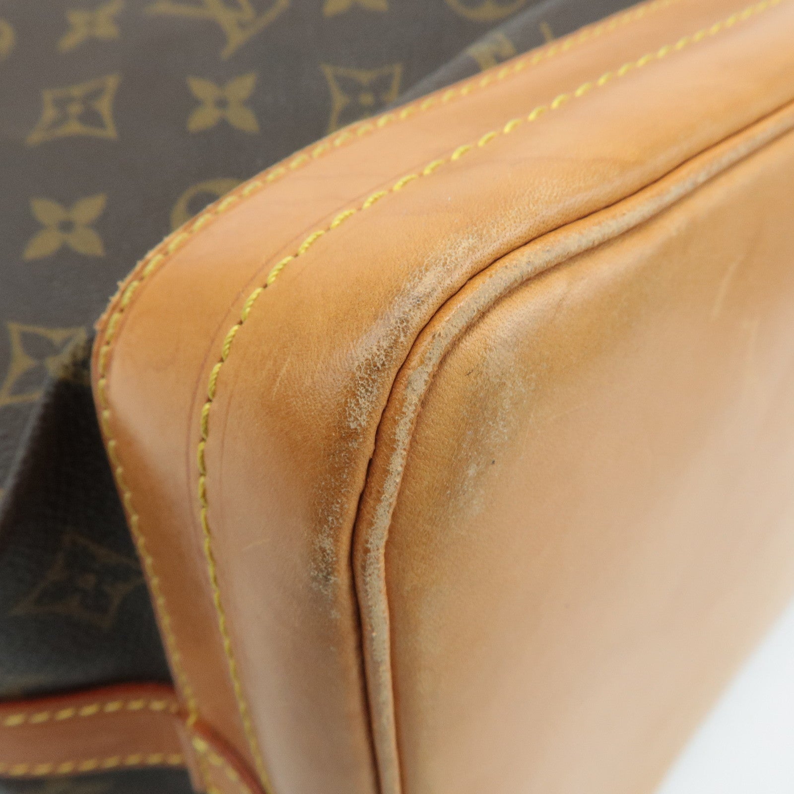 Louis Vuitton Monogram Noe Shoulder Bag Hand Bag Brown M42224