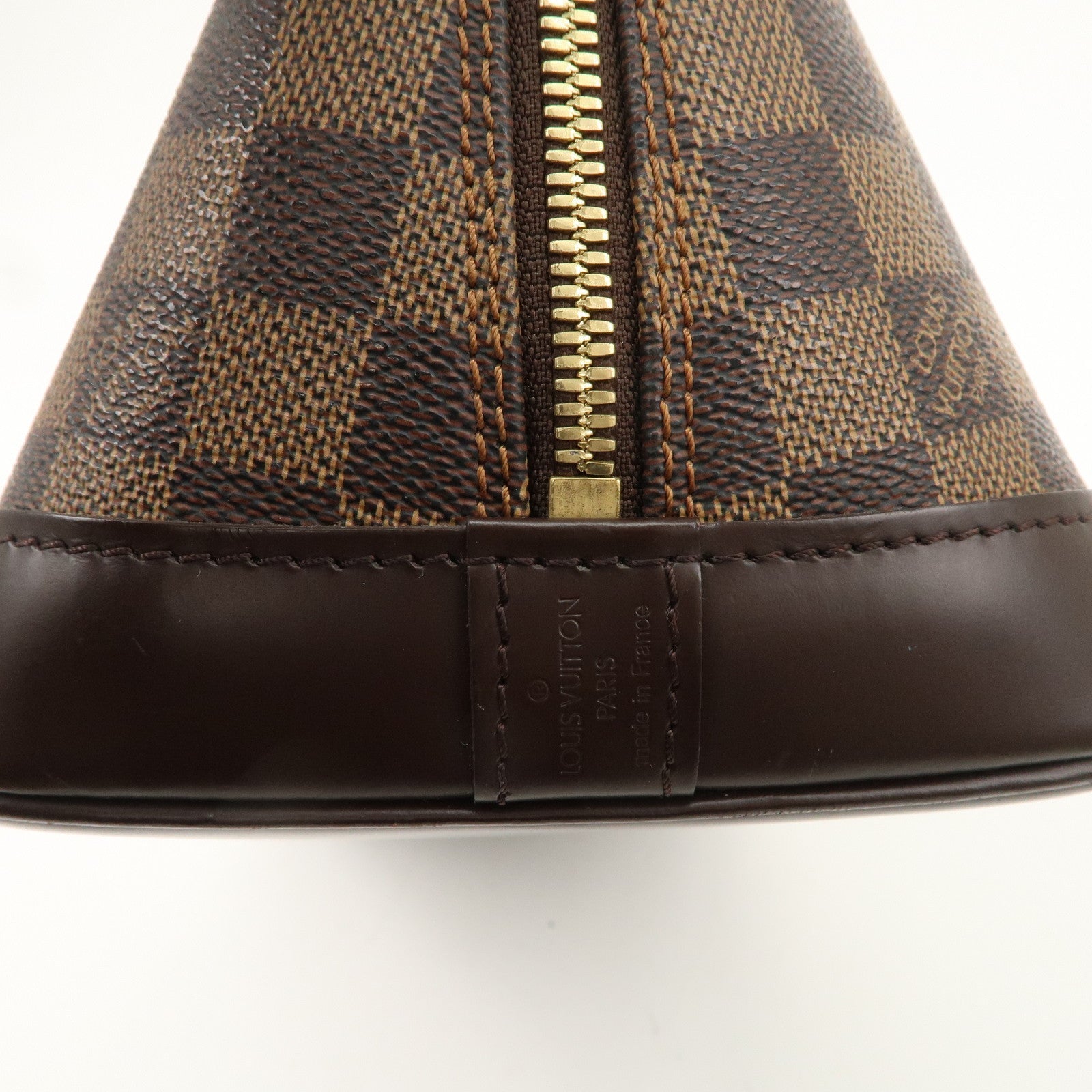 Louis Vuitton Damier Alma PM Hand Bag Brown N51131