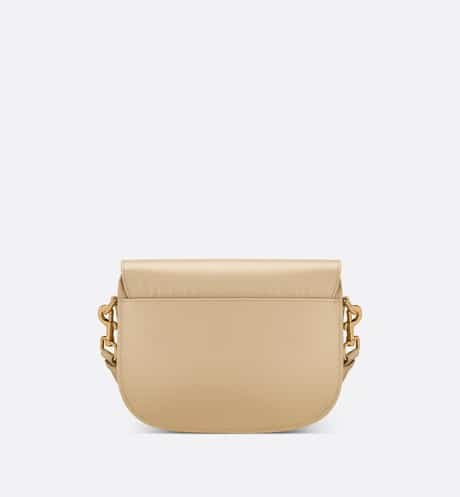 Medium Dior Bobby Bag Beige Box Calfskin