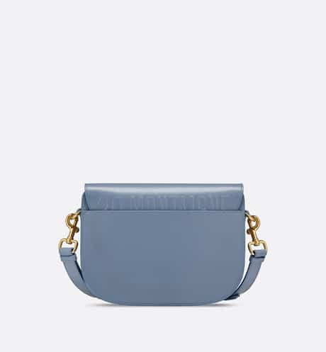Medium Dior Bobby Bag Denim Blue Box Calfskin