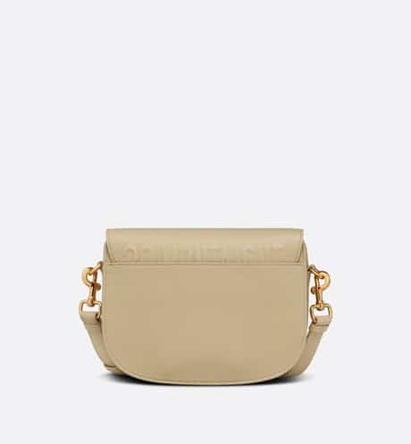 Medium Dior Bobby Bag Beige Grained Calfskin