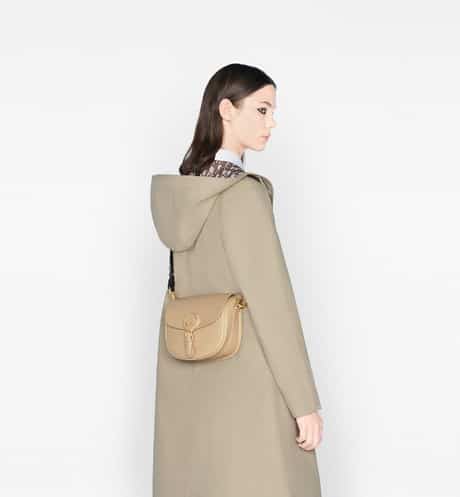 Medium Dior Bobby Bag Beige Box Calfskin