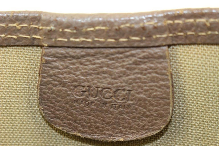Gucci GG Supreme Web Sherry Handle Tote