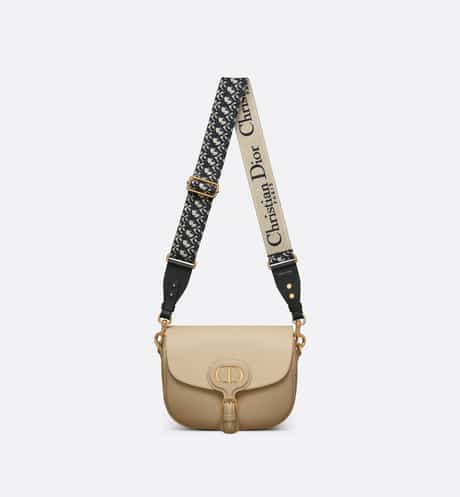 LARGE Dior BOBBY BAG Beige Box Calfskin