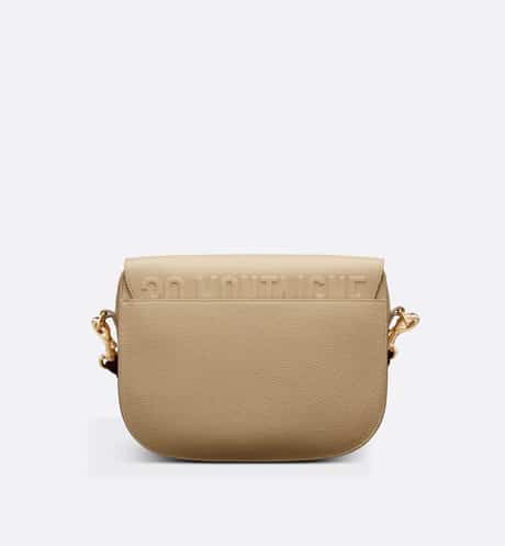 Medium Dior Bobby Bag Beige Grained Calfskin