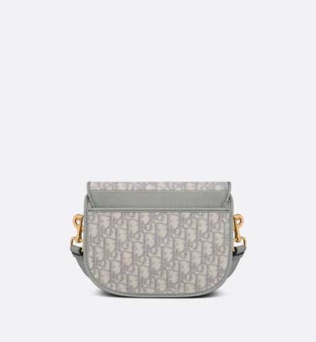 Medium Dior Bobby Bag Gray Oblique Jacquard