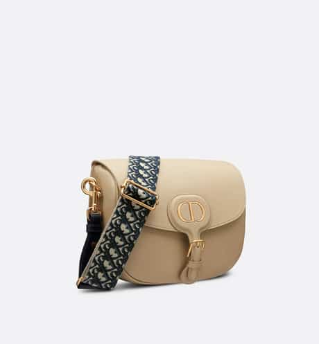 LARGE Dior BOBBY BAG Beige Box Calfskin