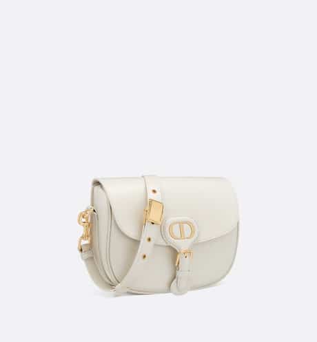 Medium Dior Bobby Bag Latte Box Calfskin