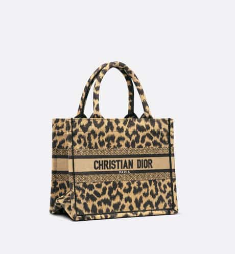 Dior Book Tote Beige Multicolor Mizza Embroidery
