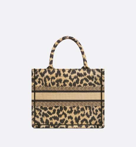 Dior Book Tote Beige Multicolor Mizza Embroidery