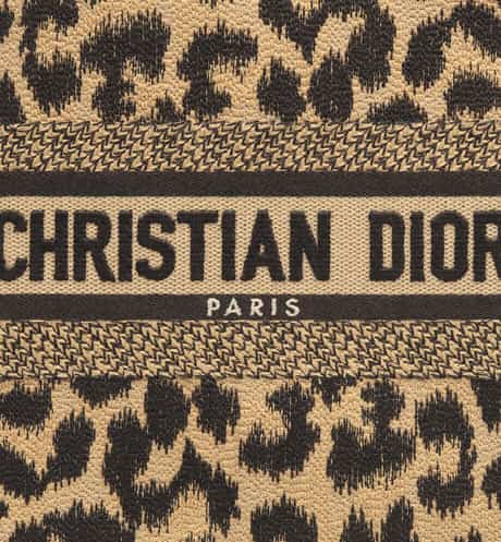Dior Book Tote Beige Multicolor Mizza Embroidery