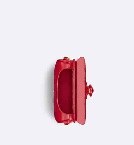 Medium Dior Bobby Bag Raspberry Box Calfskin
