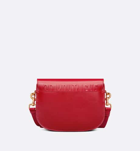 Medium Dior Bobby Bag Raspberry Box Calfskin