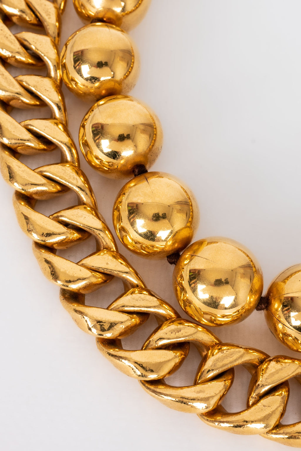 Collier dor�� Chanel 1990s