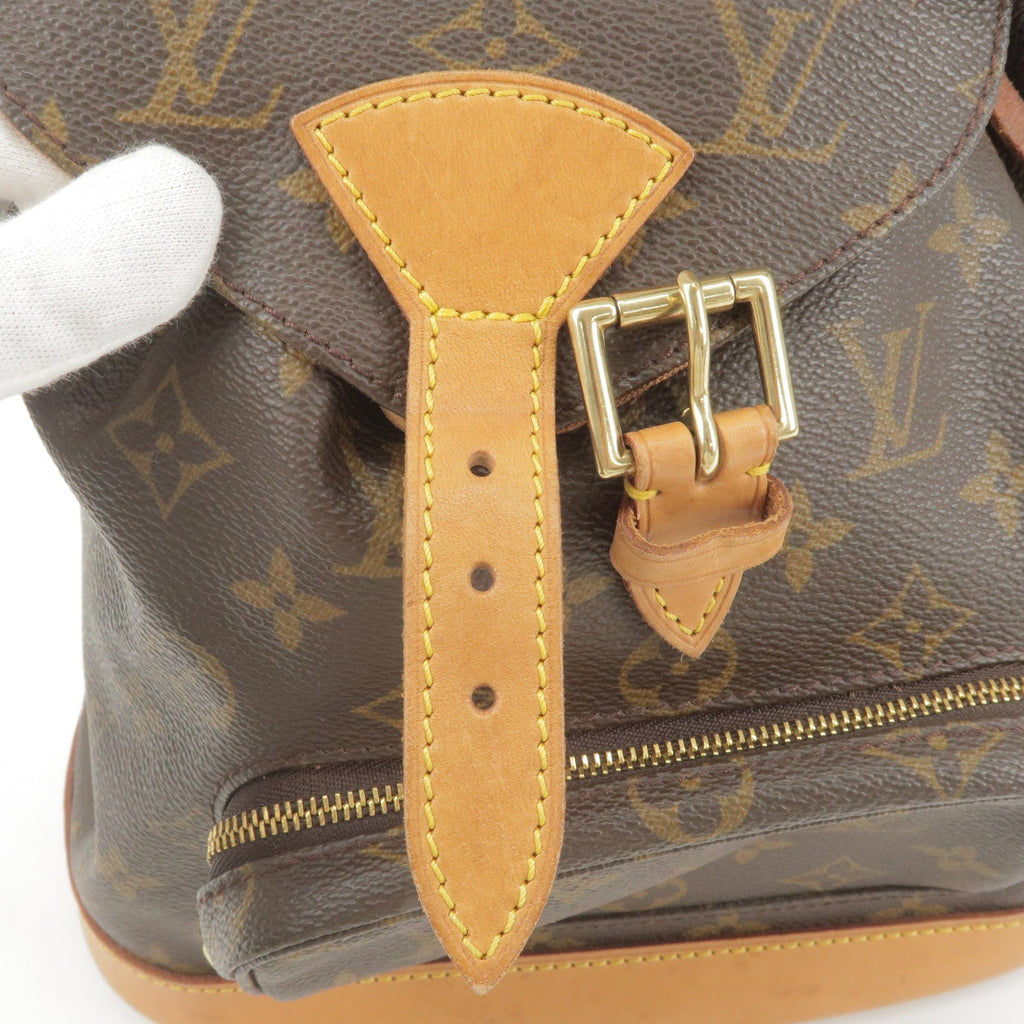 Louis Vuitton Monogram Montsouris MM Back Pack Bag M51136